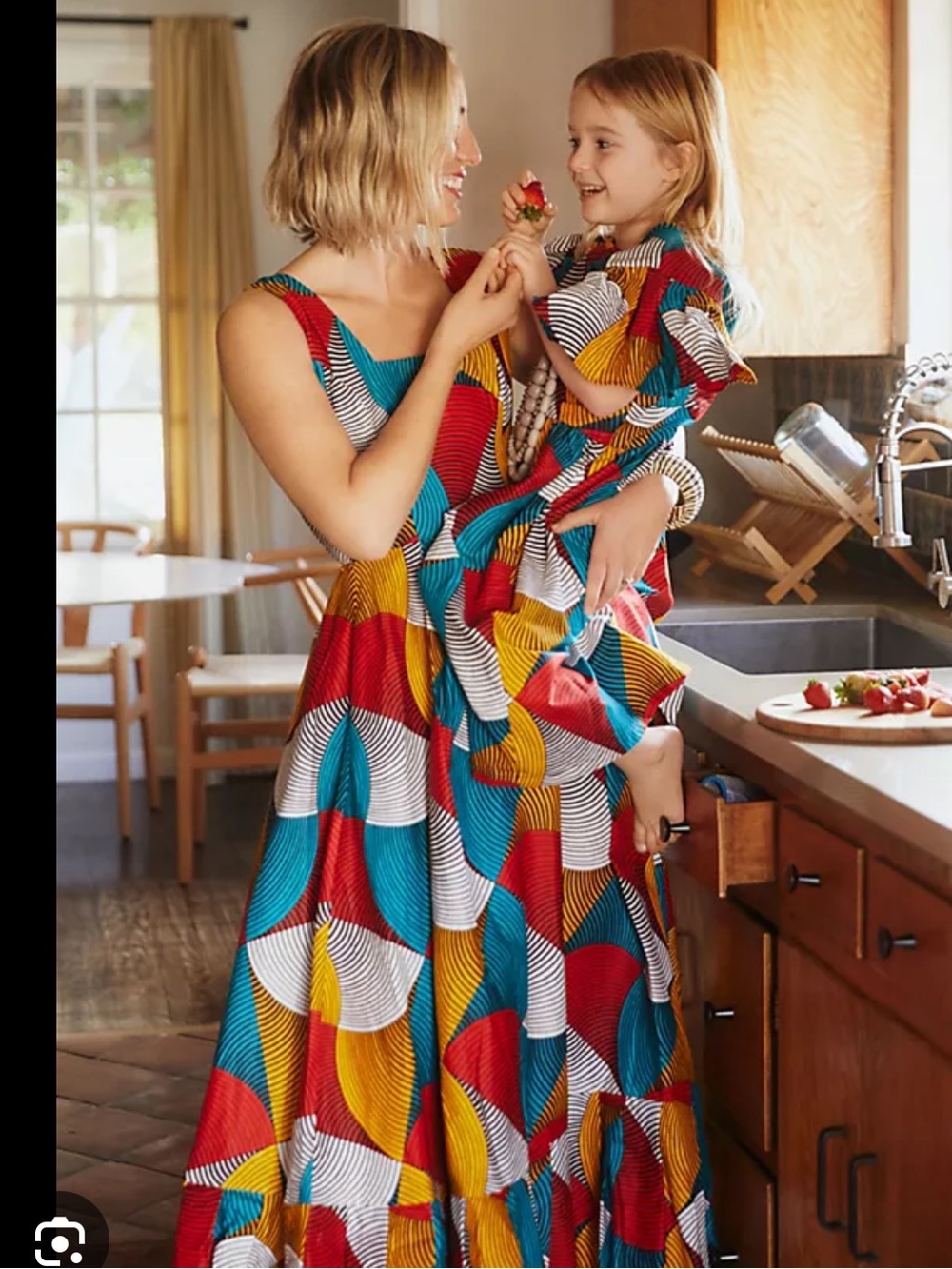 Sika x Anthropologie Geometric Maxi Dress